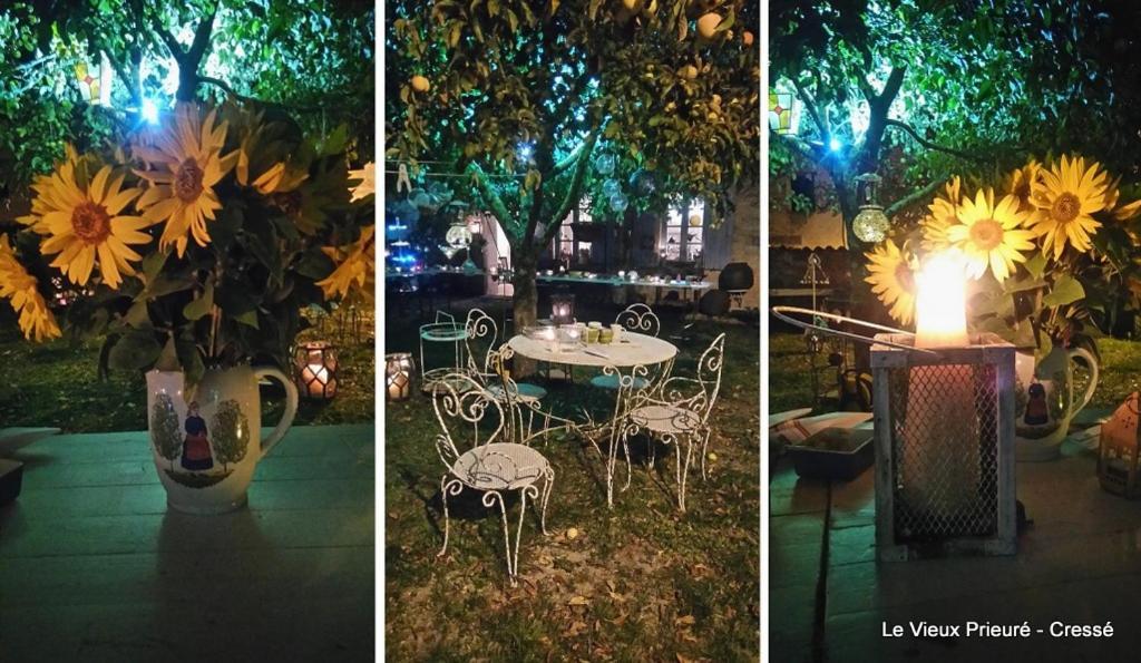 Le Vieux Prieure Acomodação com café da manhã Cressé Exterior foto